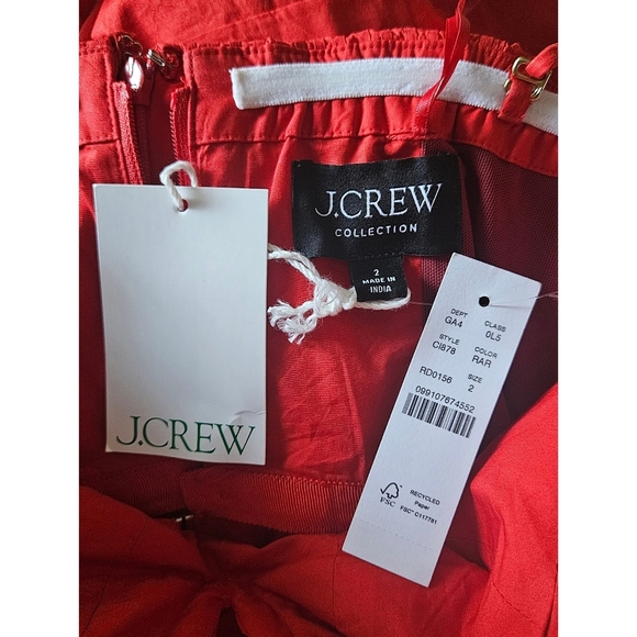 J.Crew Collection Strapless Notched Maxi Dress - Picture 8 of 9